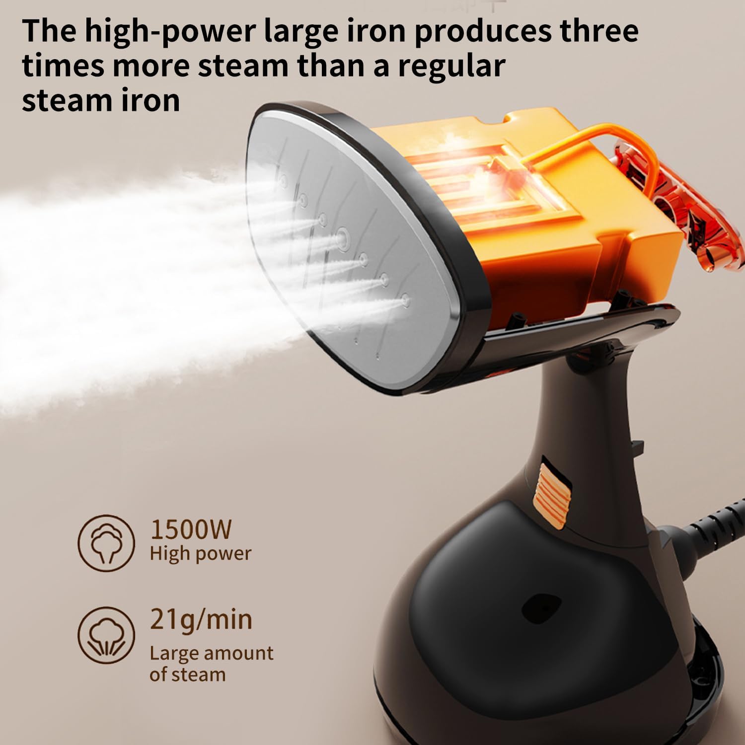 Handheld Garment Steamer 320ml Portable Wrinkle Remover Fast Heat