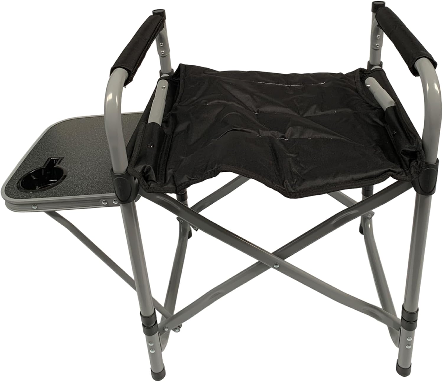 Deluxe Reclining Camping Armchair with Cup Holder