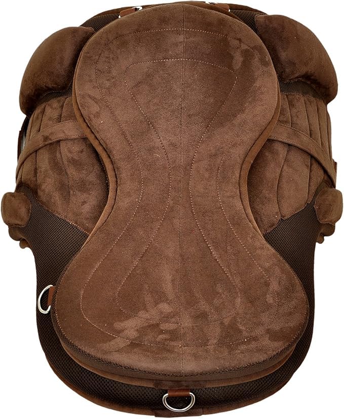 Brown Pony Adult Treeless Horse Saddle 15 5 Inch Set