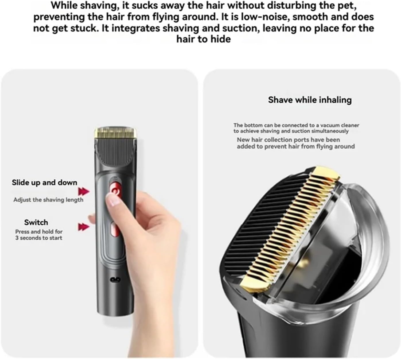 Pet Clipper Vacuum Attachment for V7 V8 V10 V11 V12 V15