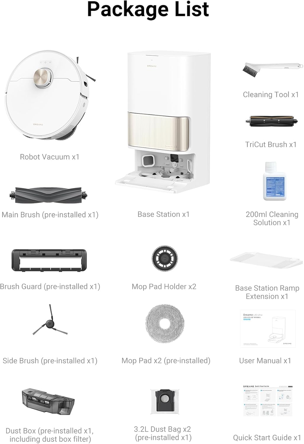 Robot Vacuum Mop Self Empty 11000Pa LiDAR Hot Wash Auto Clean