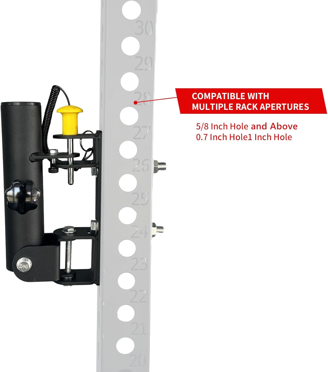 Barbell Landmine Attachment T Bar Row Base for Power Rack 2 Inch Bar