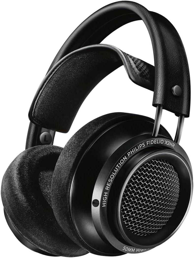 Open Back Over Ear Hi Res Headphones 50mm Drivers Wired