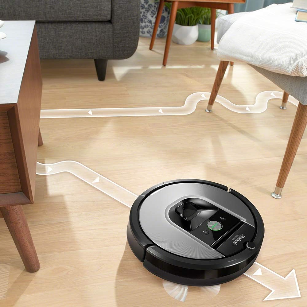 Robot Vacuum WiFi Smart Mapping Pet Hair Multi Surface Auto Clean