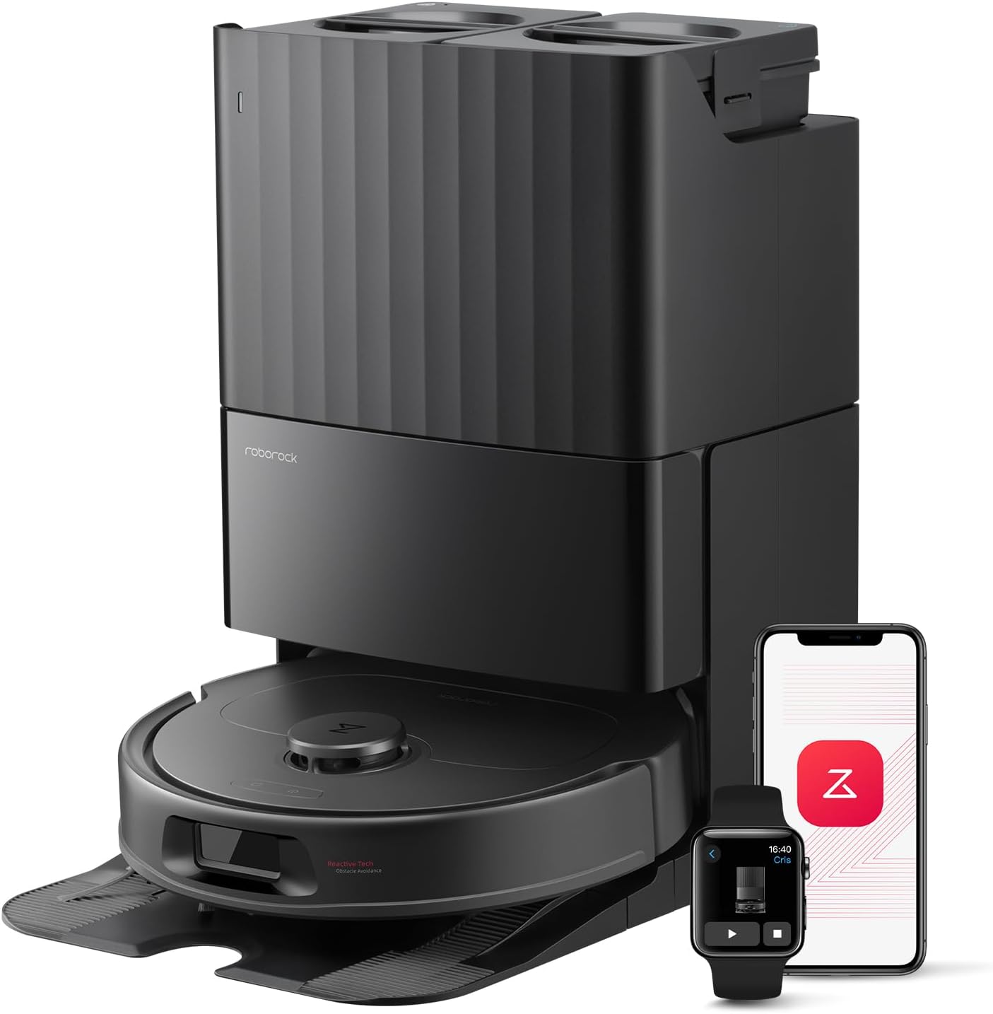 Robot Vacuum Mop 10000Pa Auto Empty Wash Dry LiDAR Mapping