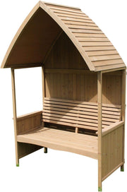 Wooden Garden Arbour Bench Pergola Seat Outdoor Arch