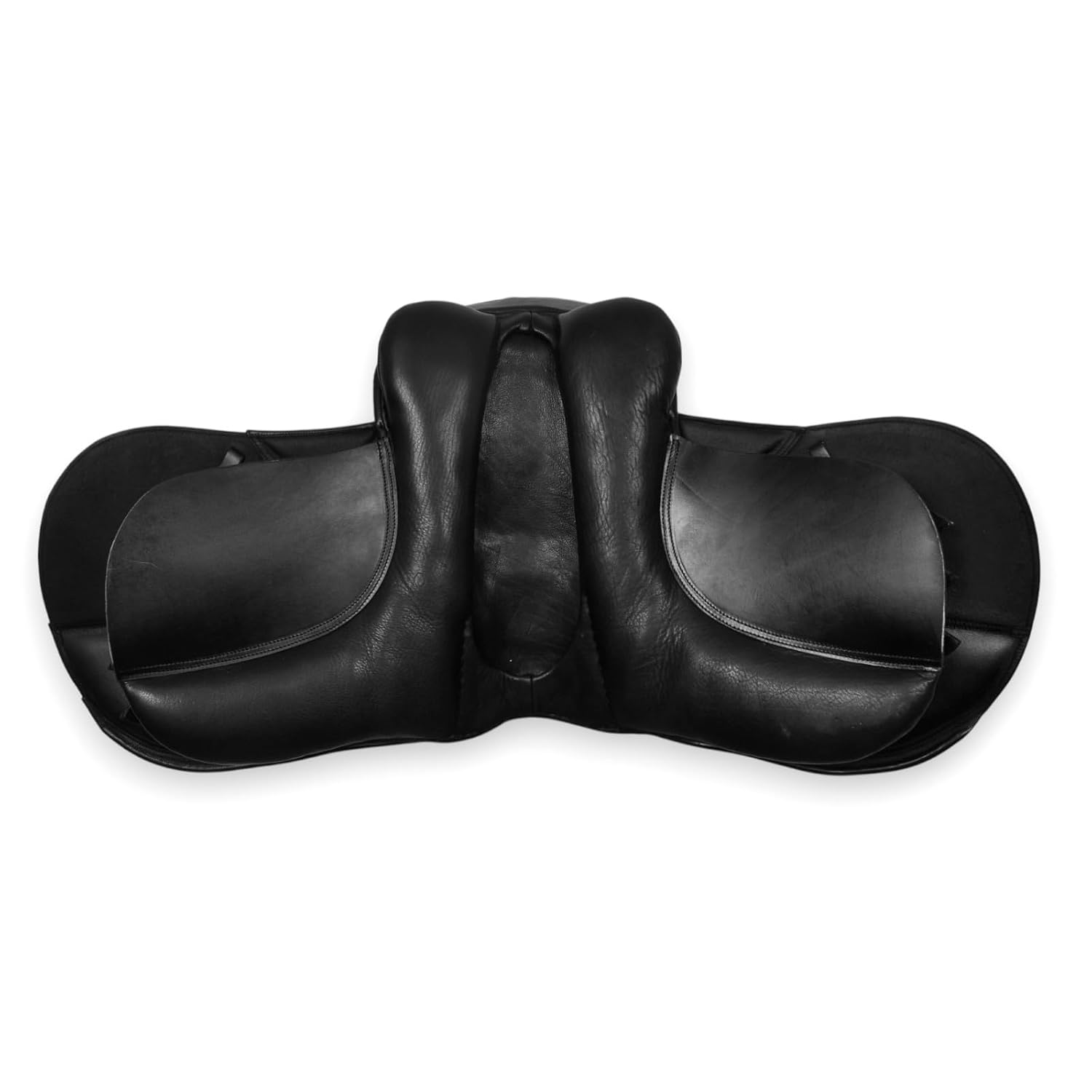 Leather Treeless Horse Saddle 16 Inch Black General Purpose