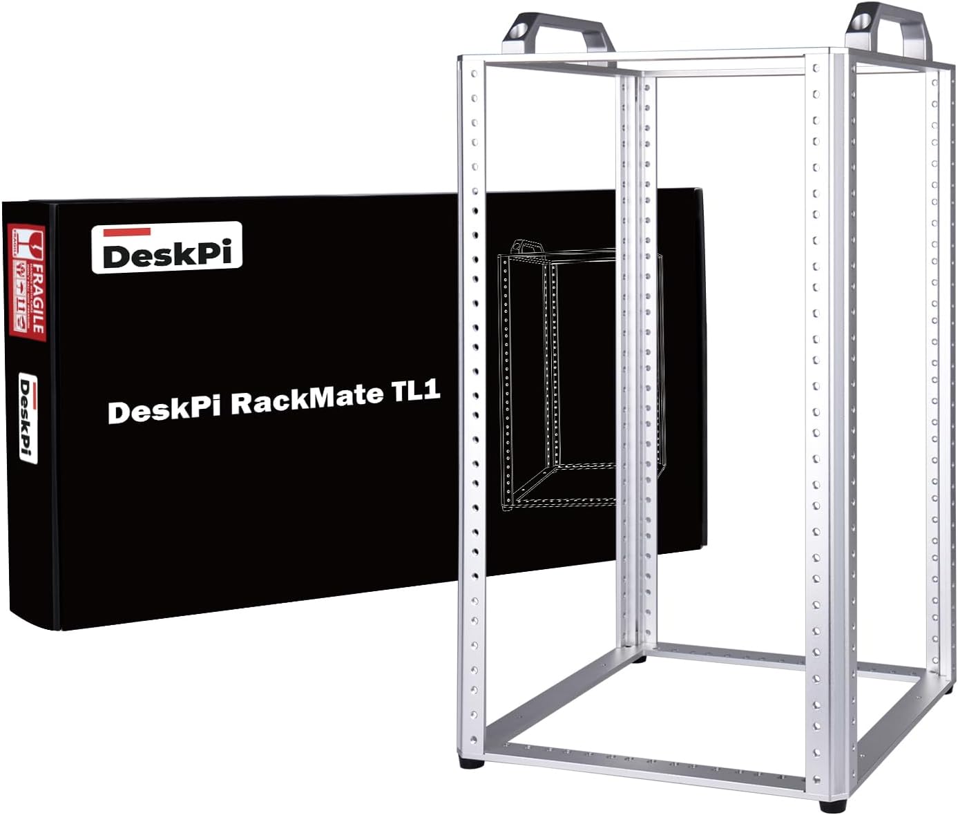 10U Open Frame Network Rack 10in Aluminium Server Rack