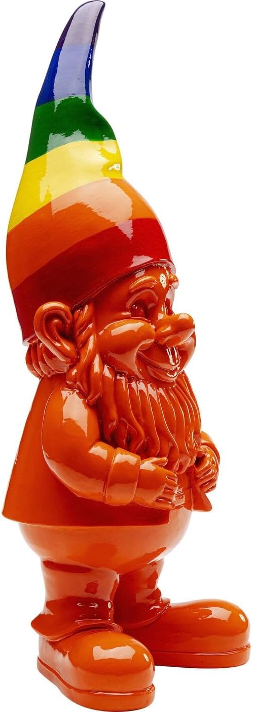 Rainbow Gnome Figurine Colorful Modern Home Decor Statue