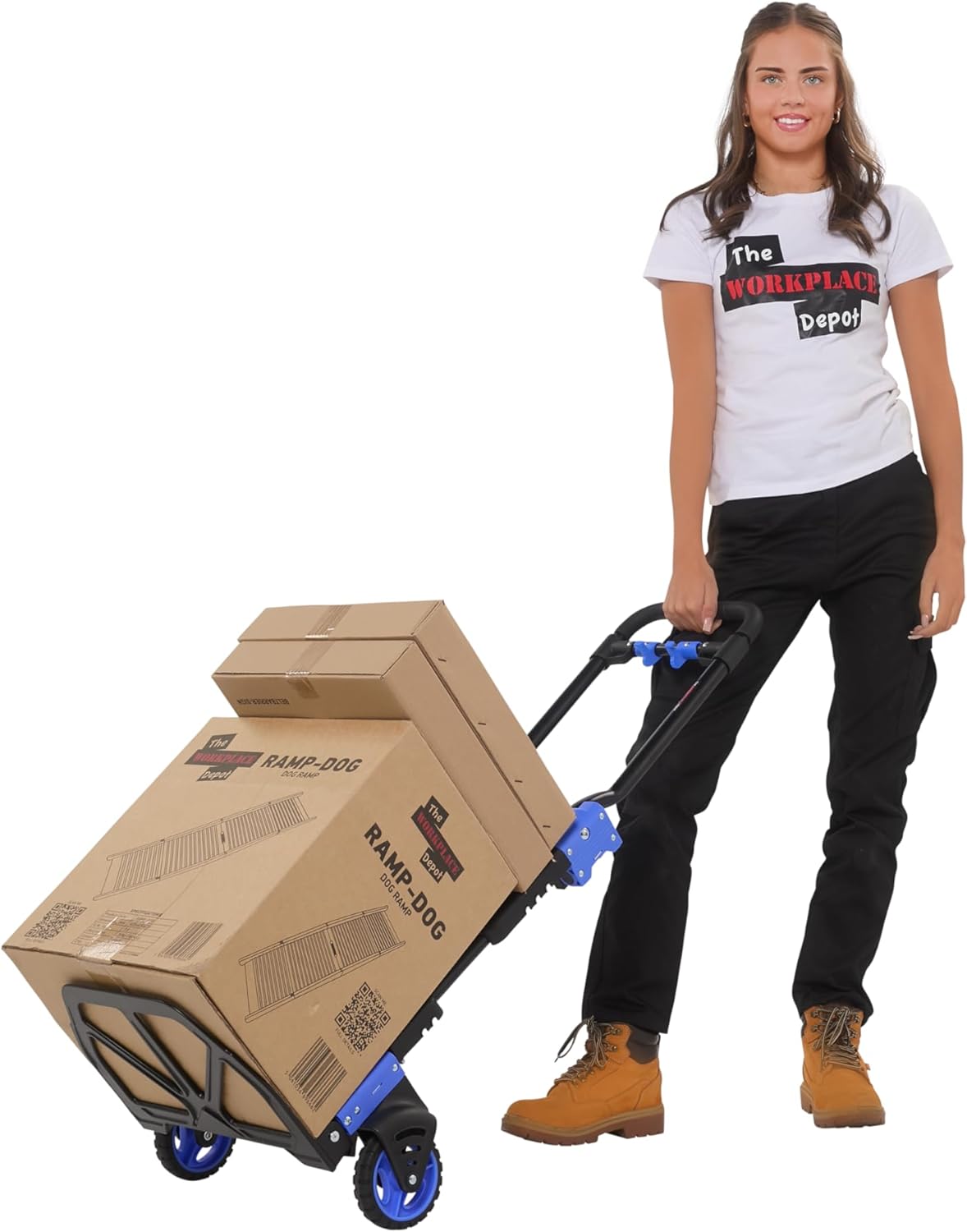 2 In 1 Folding Sack Truck Platform Cart 137KG