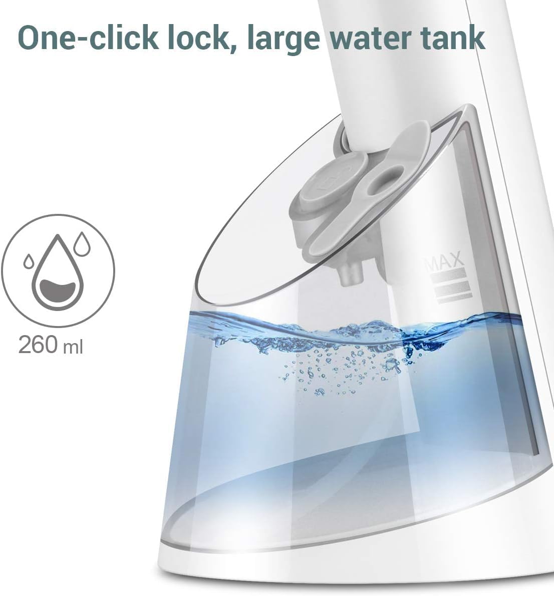 2000W Handheld Clothes Steamer Portable 260ml Garment Steamer