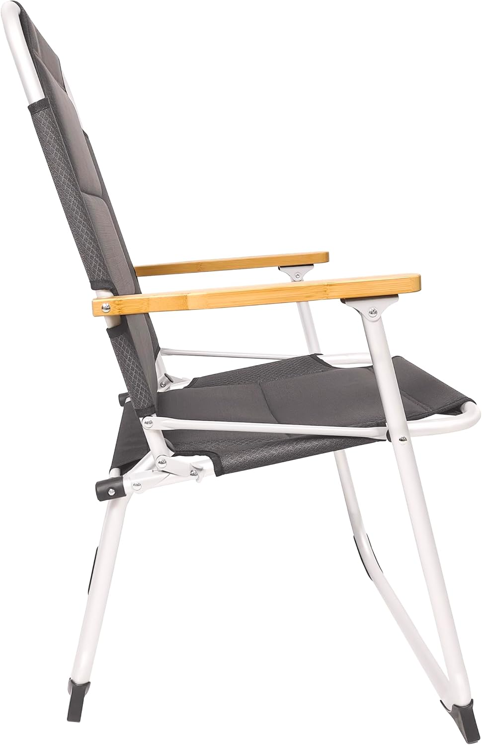 Lightweight Folding Campervan Chair with Mesh Padding Grey