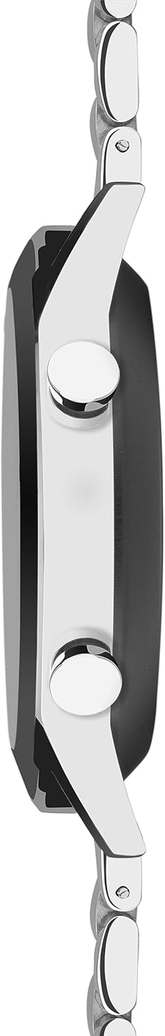 45mm Silver Smart Watch Stainless Steel Fitness Tracker