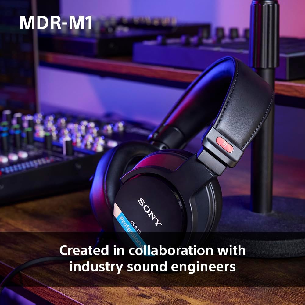 Closed Back Studio Monitoring Headphones Wired Hi Res 5Hz 80kHz