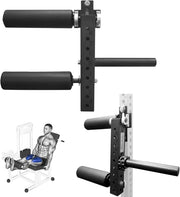 Leg Extension Curl Attachment Rack Mount Squat Roller Trainer