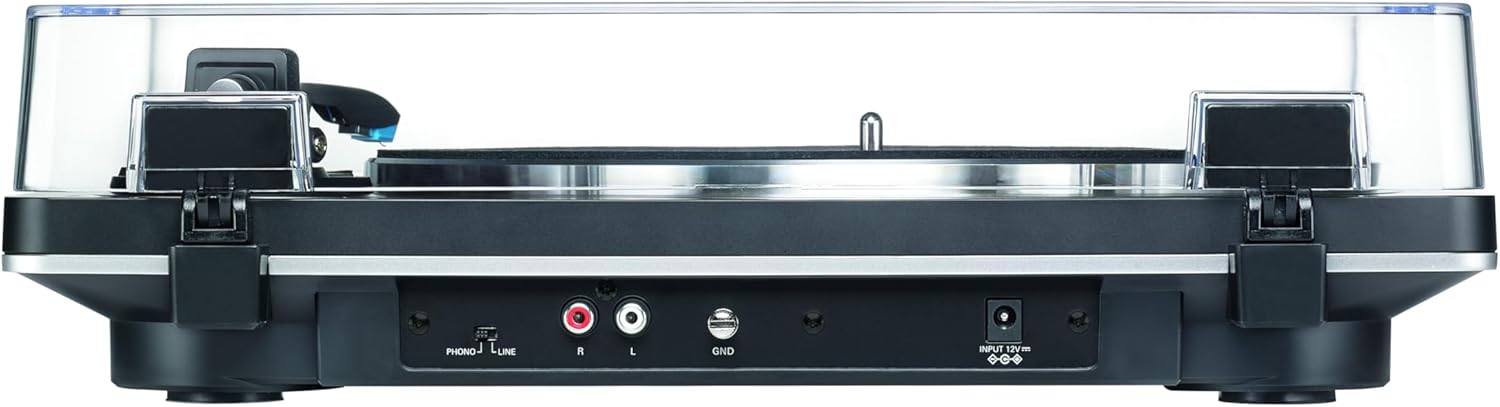 Wireless Automatic Turntable with Bluetooth Black Silver