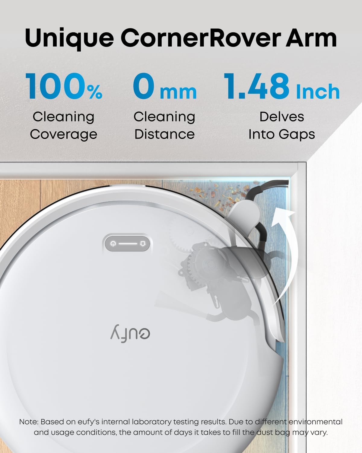 Self Empty Robot Vacuum 4000Pa Ultra Slim Laser Navigation