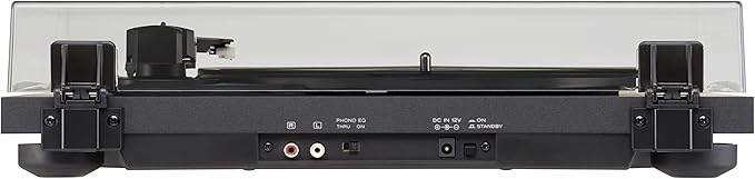 3 Speed Bluetooth Turntable with Phono EQ Black