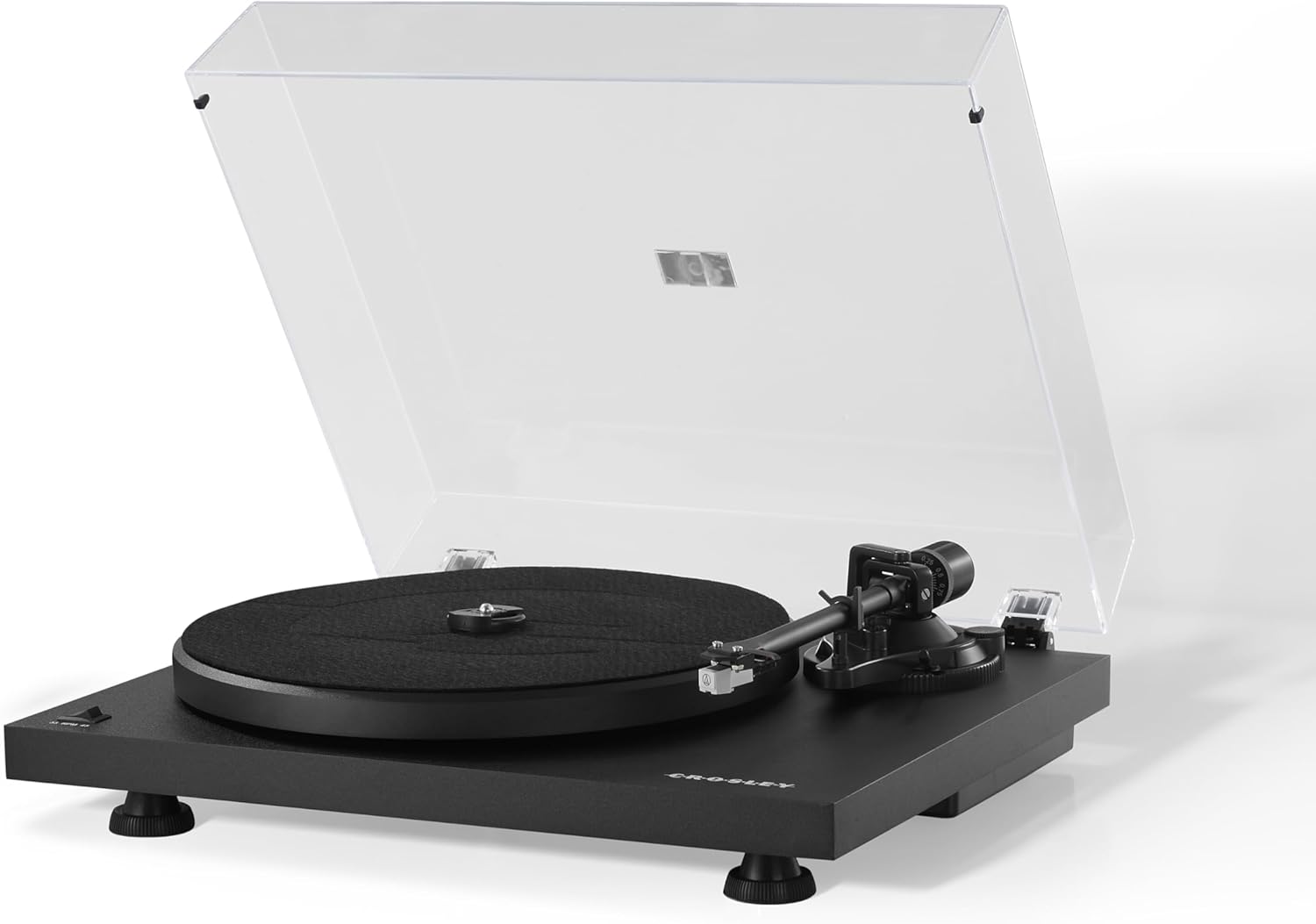 Bluetooth Belt Drive Turntable with AT Cartridge Black