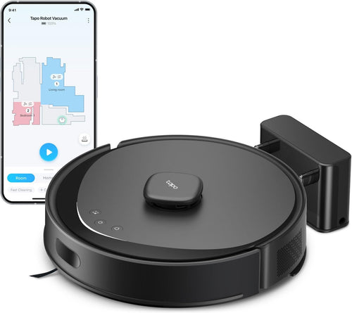 Robot Vacuum Mop 5300Pa LiDAR Mapping Smart App Control Pet Hair