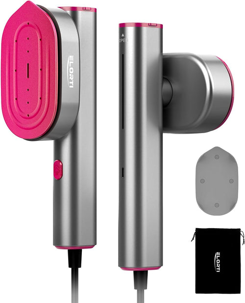 Mini Garment Steamer 1200W Fast Heat 10s 2in1 Travel Iron