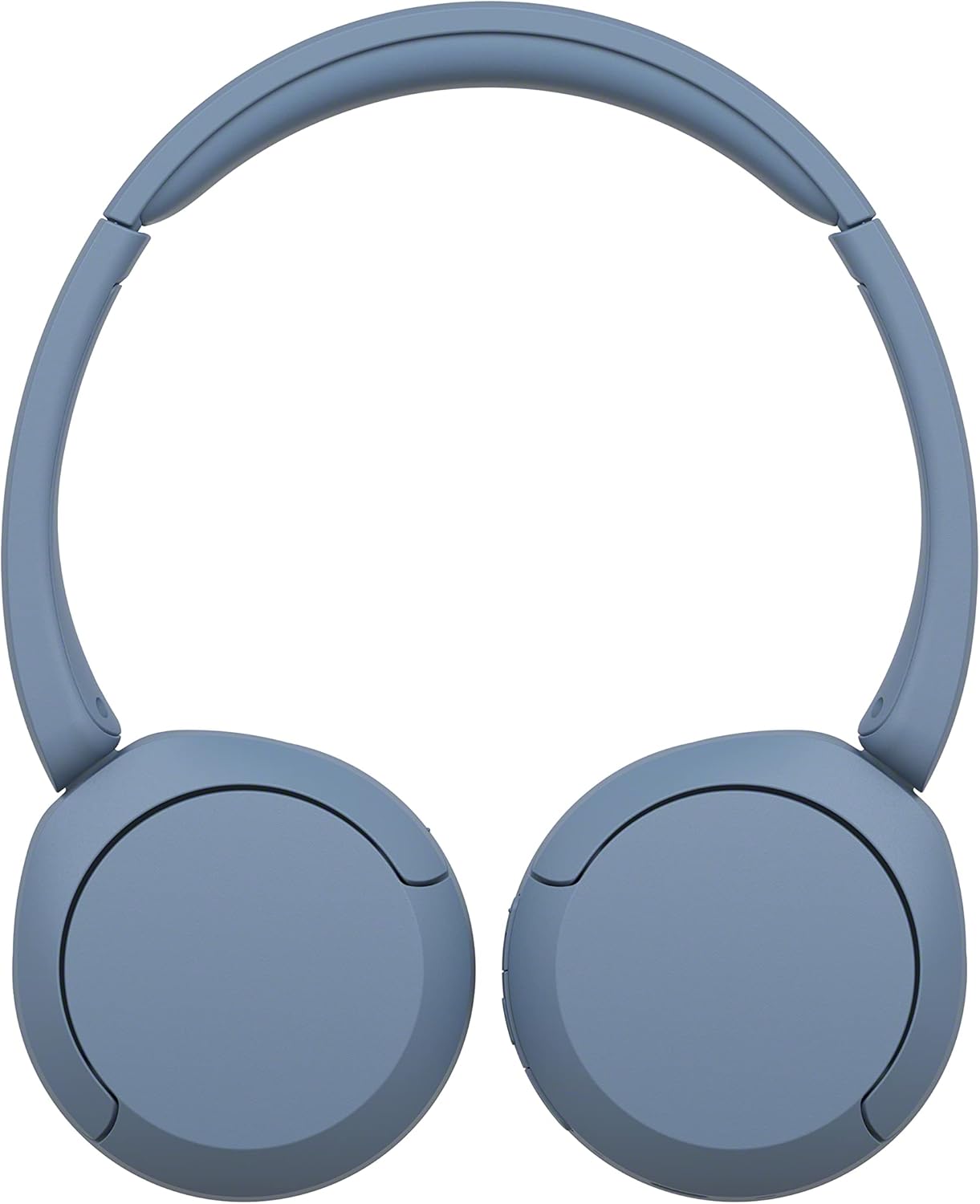 Blue Bluetooth On Ear Headphones 50H Battery Lightweight EQ
