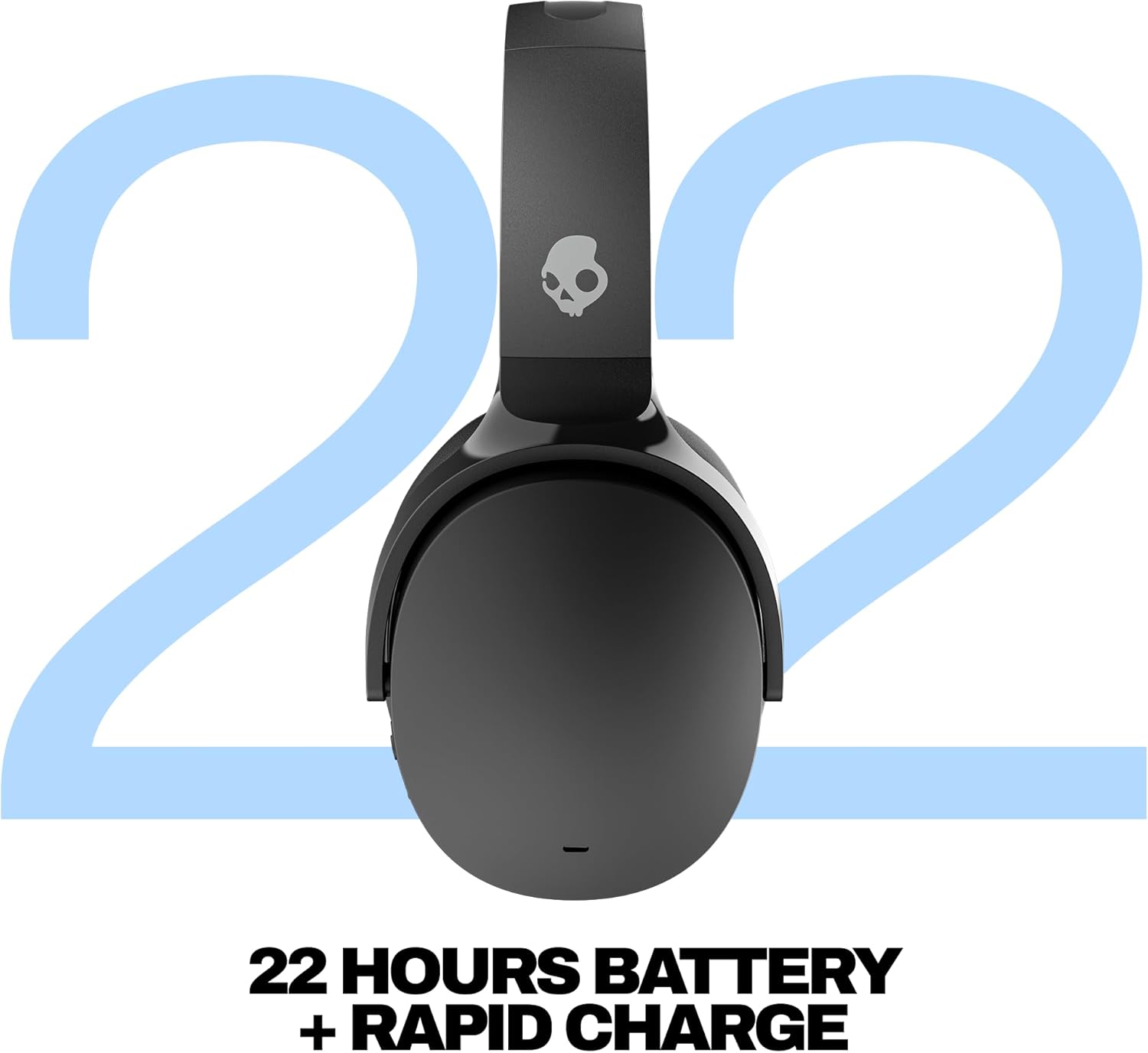 Bluetooth Noise Cancelling Over Ear Headphones 22H Battery Mic