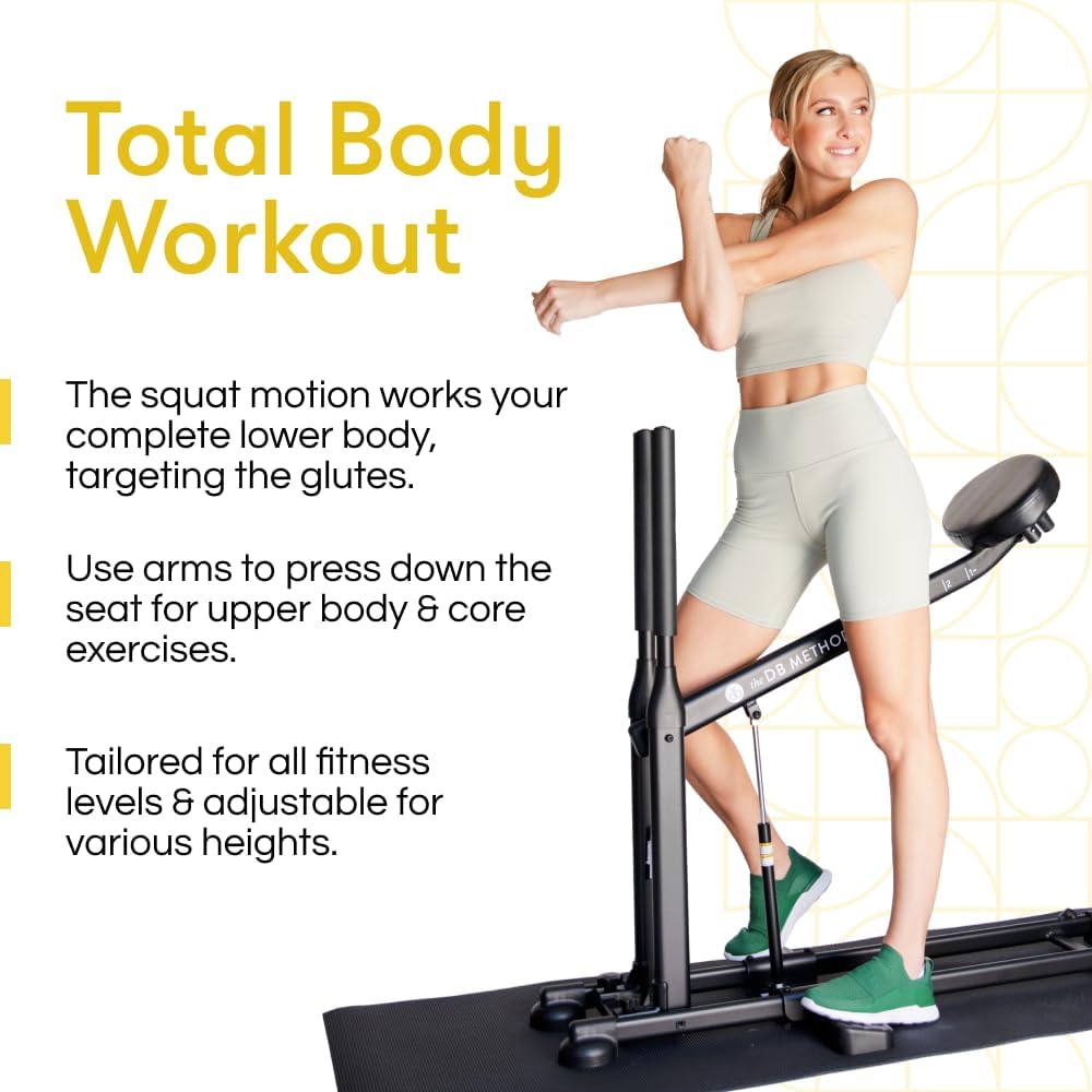 Perfect Squat Machine Foldable Glute Leg Trainer with Phone Holder