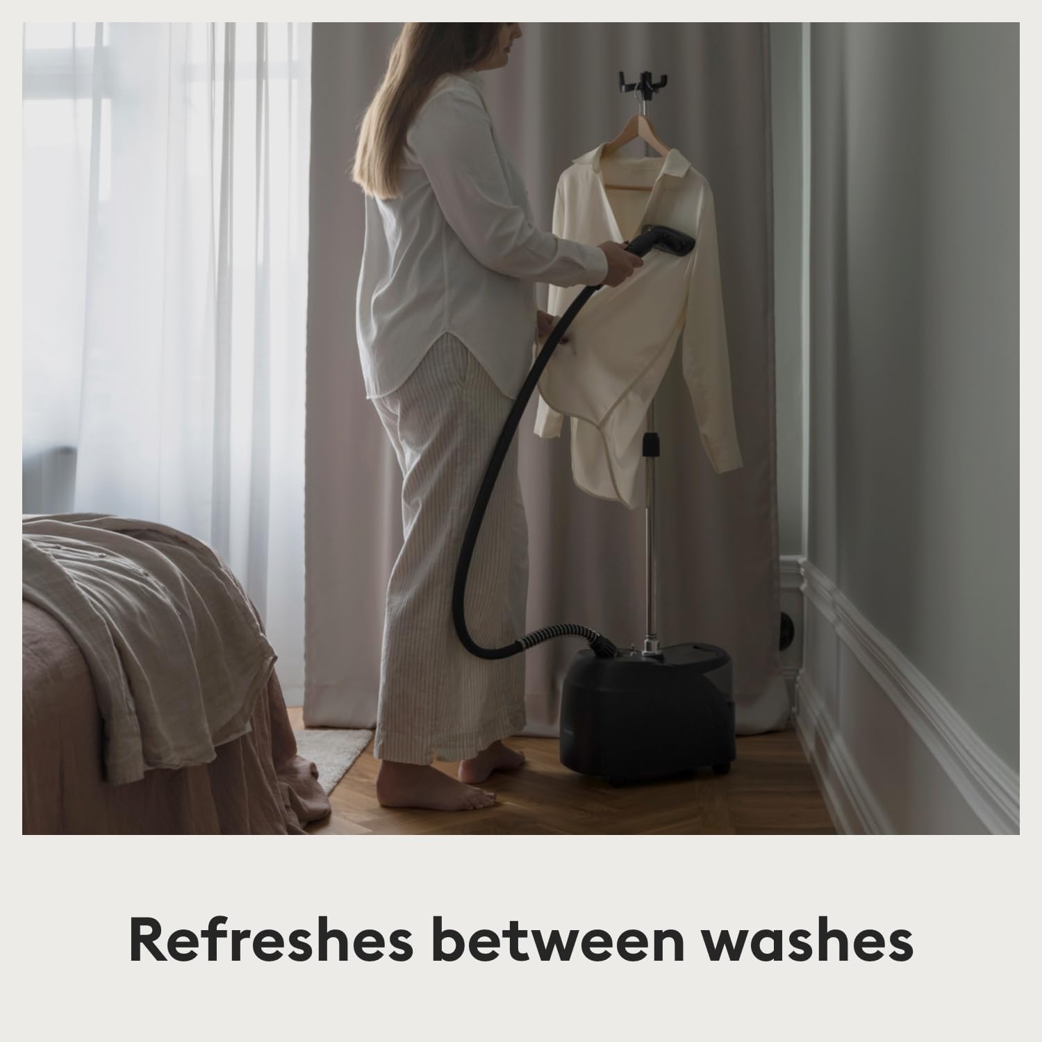 Professional Standing Garment Steamer 1850W Powerful Clothes Steamer