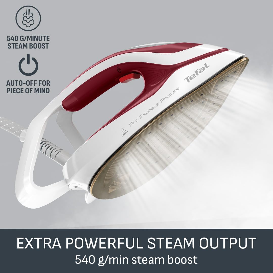 2600W Steam Generator Iron 7.5 Bar 540g Boost 1.8L Tank Soleplate