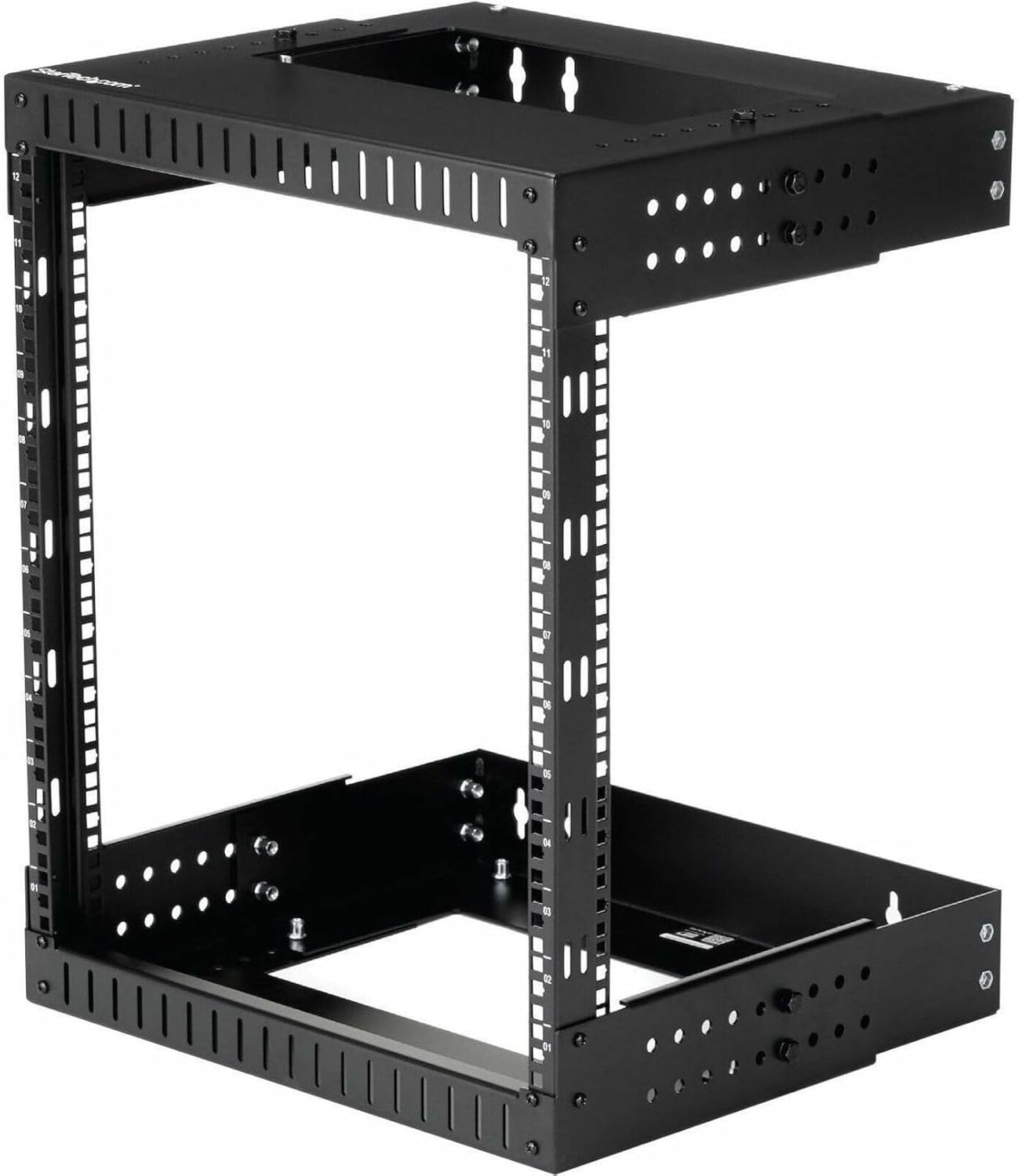 12U Wall Mount Network Rack 19 Inch Adjustable Open Frame