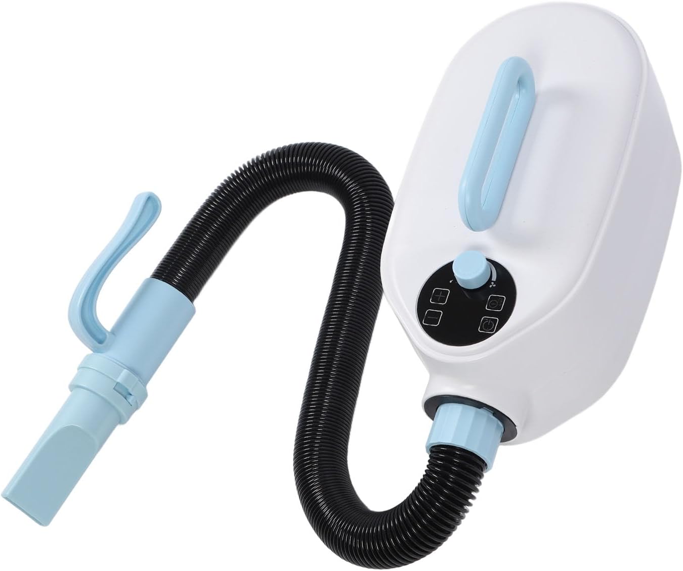 Pet Hair Dryer Grooming Vacuum Low Noise 4 Nozzle Blue
