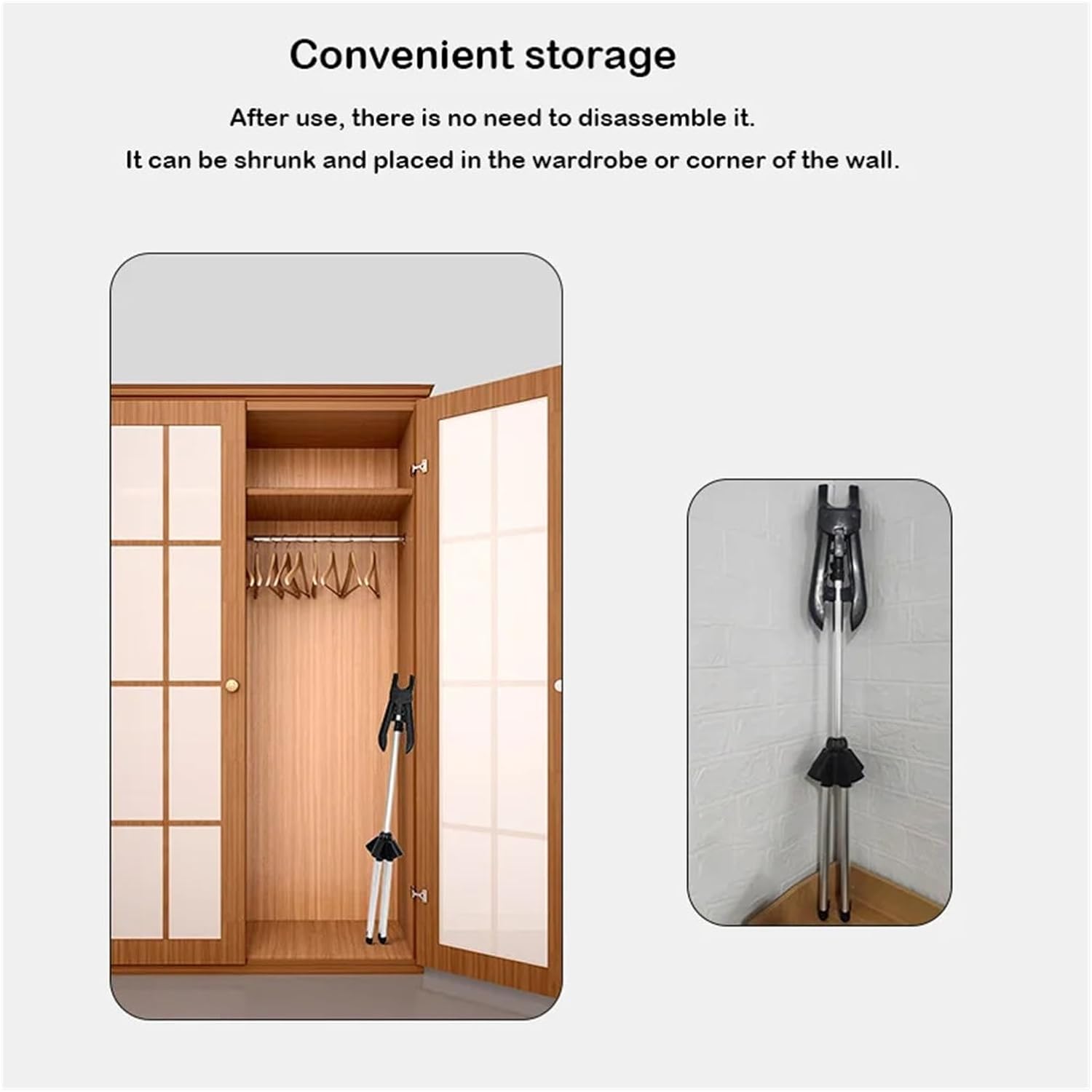 Clothes Steamer Stand 160cm Adjustable Garment Rack Hanger Portable
