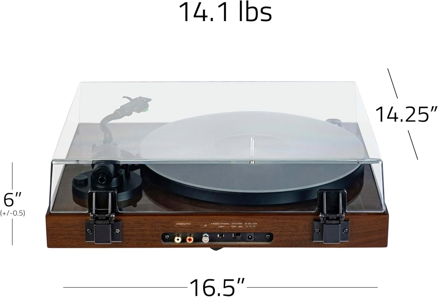 RT81 High Fidelity Vinyl Turntable with Audio Technica VM95E Cartridge