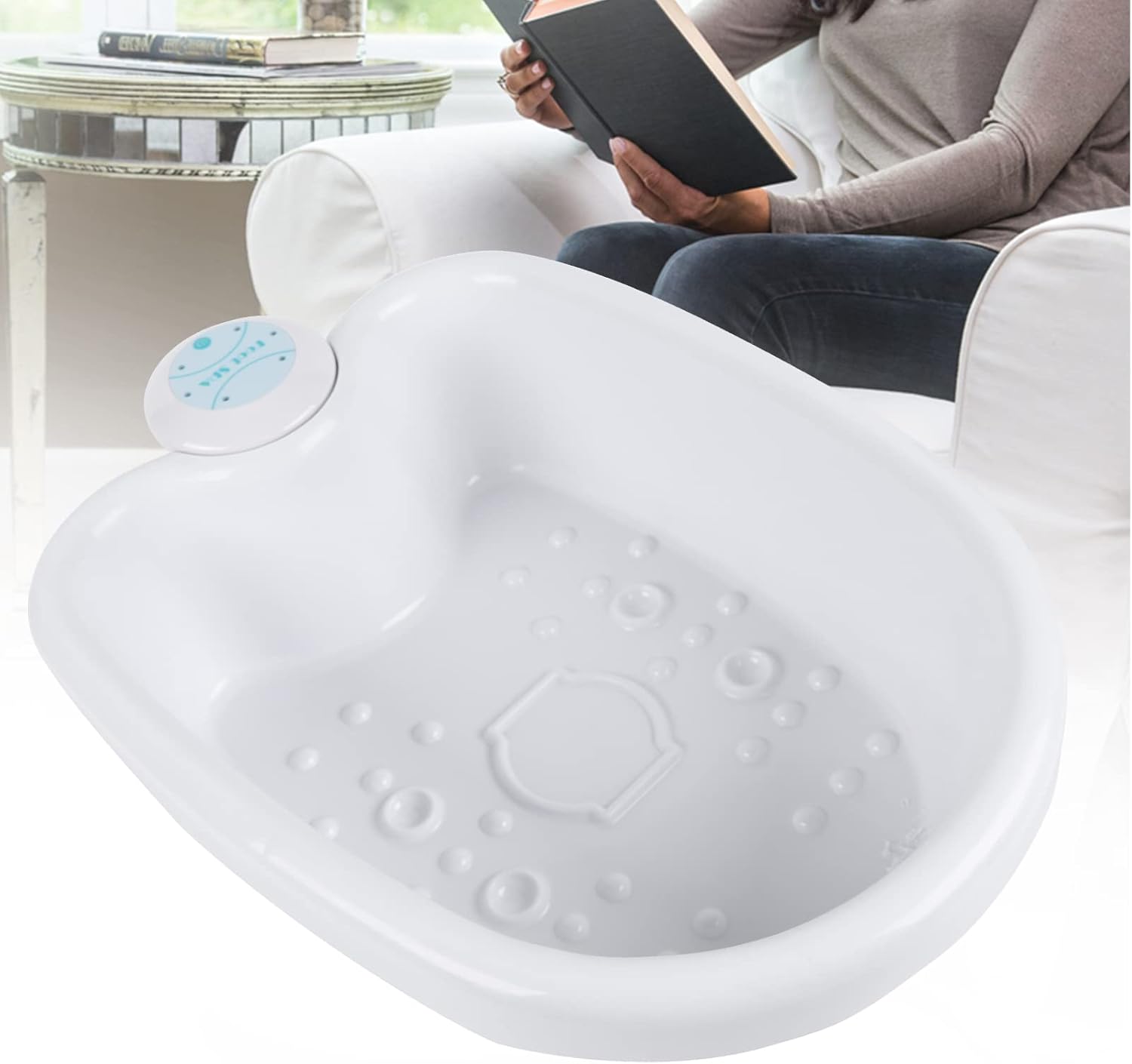 Ionic Foot Spa Bath Detox Machine 30 Min Timer Portable Basin