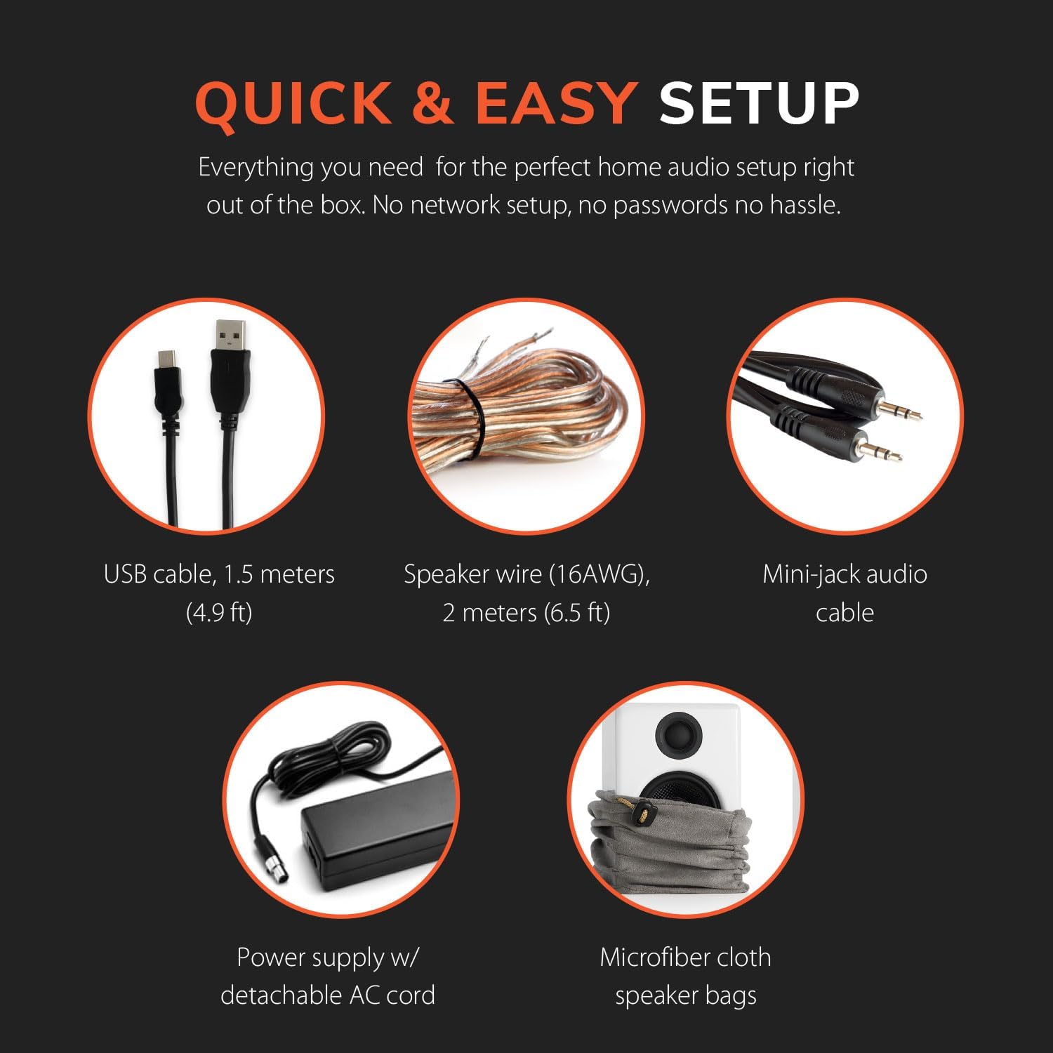 60W Bluetooth Desktop Speakers HiFi Stereo USB AUX Gaming PC