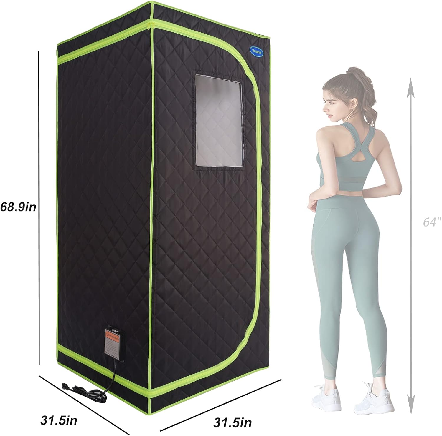 Portable Infrared Sauna Tent Home Spa Chair Heat Therapy