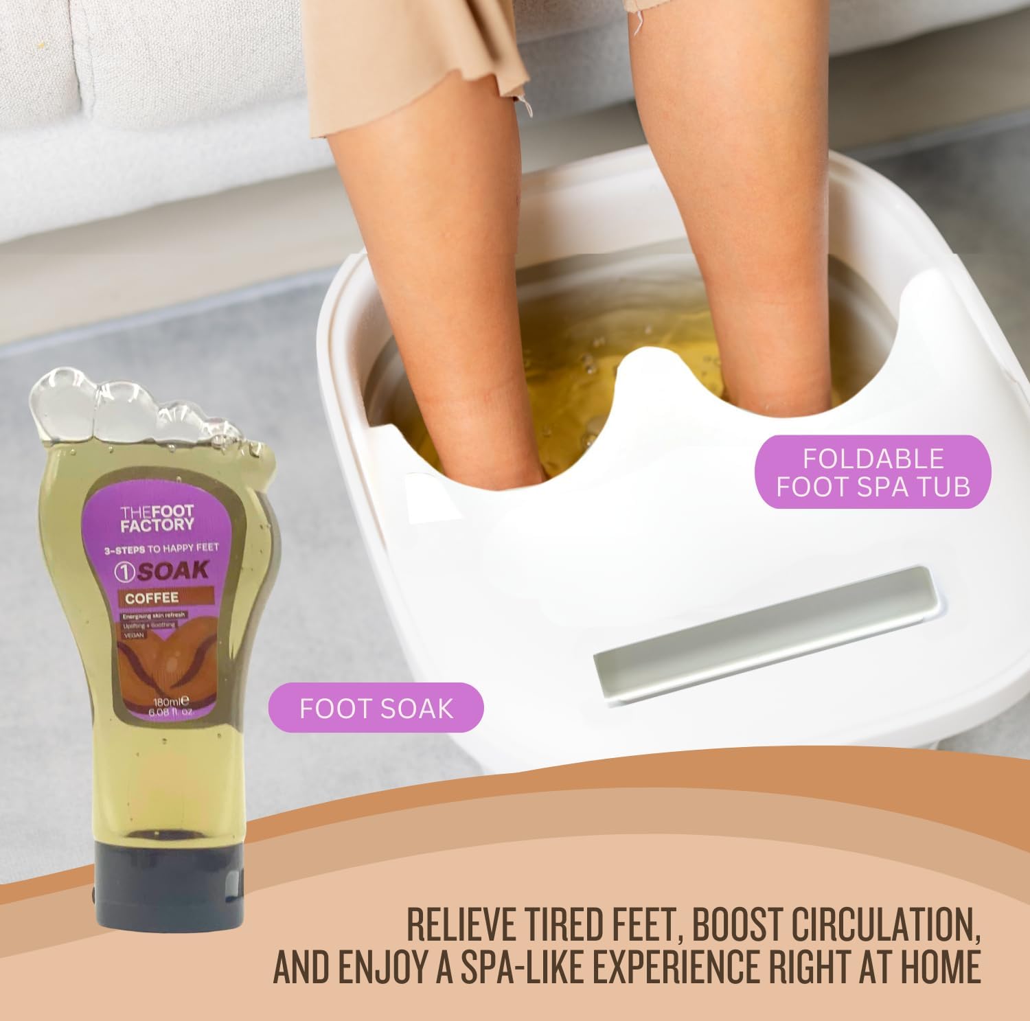 Foot Care Kit Spa Pedicure Set Peel Mask Tools Foot Bath