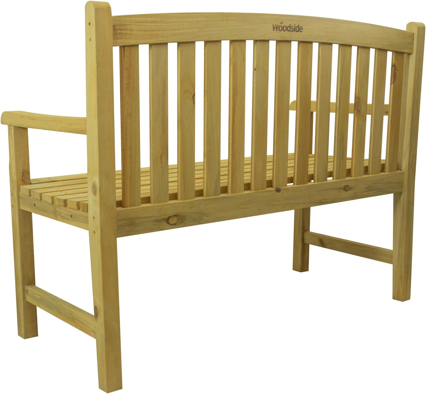 4ft Wooden Garden Bench 2 Seater Patio Outdoor Seat Pine Wood