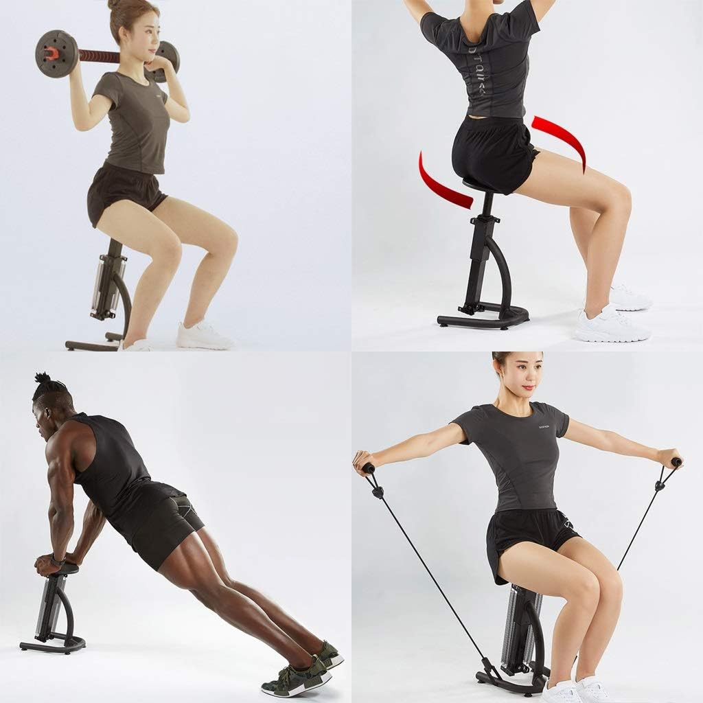 Weight Bearing Squat Machine Roman Chair Leg Trainer Stool