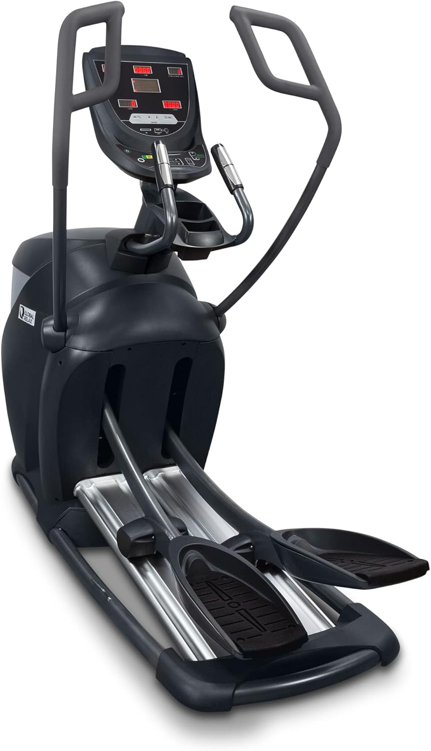 Elliptical Cross Trainer Exercise Bike Home Gym Cardio Machine LED