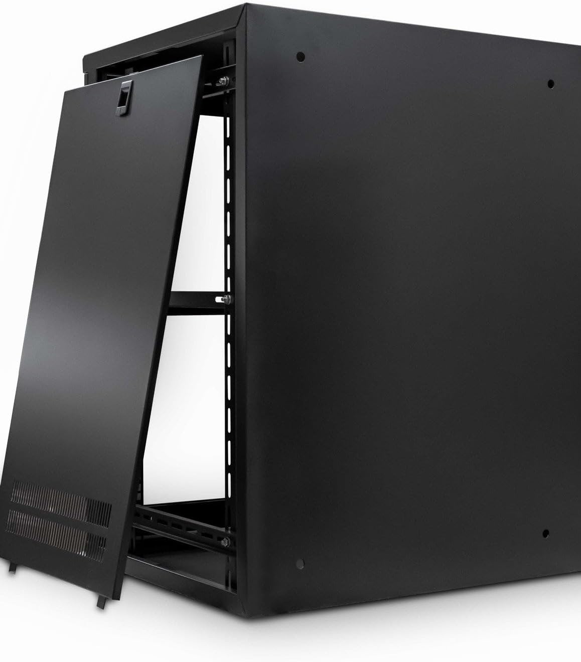 15U Wall Mounted Server Rack Cabinet 19in Glass Door
