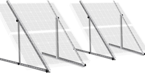 45in Adjustable Solar Panel Mount Brackets 0-90° Roof Van Kit