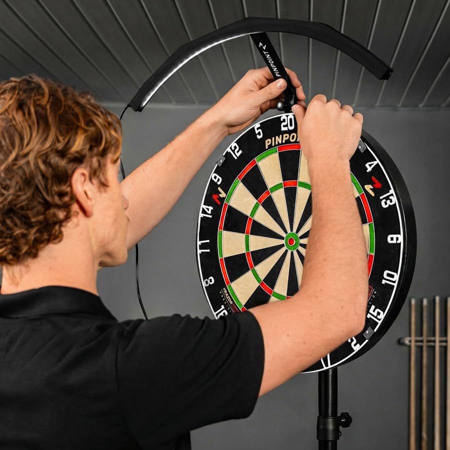 Dartboard LED Light 360 Ring Shadow Free Universal Fit Bright