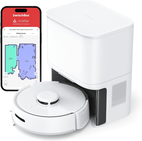 Mini Robot Vacuum Self Empty LiDAR Mapping Quiet Smart Clean