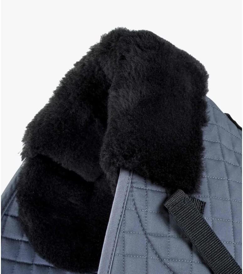 GP Jump Numnah Saddle Pad with Synthetic Sheepskin Trim