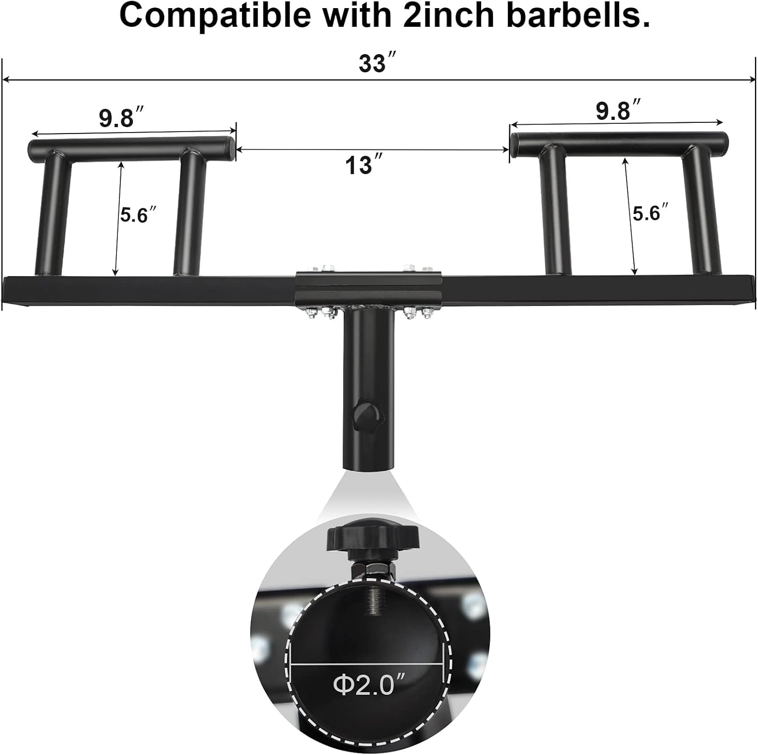 Viking Press Landmine Handle Attachment Olympic Barbell Press Row
