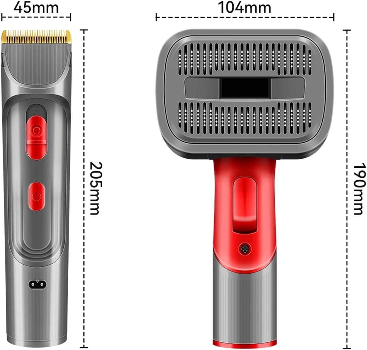 Pet Grooming Brush Attachment for V7 V8 V10 V11 V15 Set