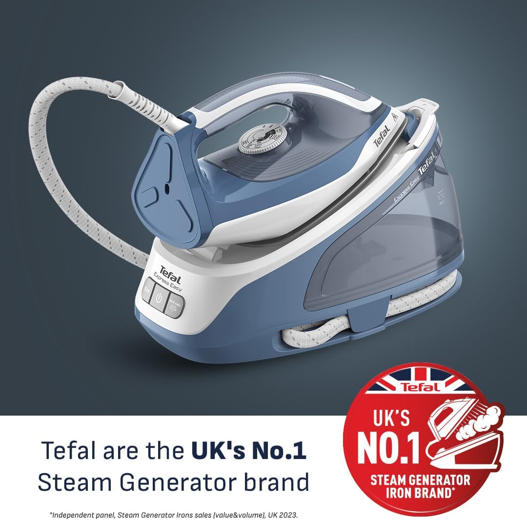 Steam Generator Iron 5.9 Bar 340g Steam Boost 1.7L Tank Fast Heat