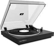 Automatic Bluetooth Turntable 2 Speed Record Player Black